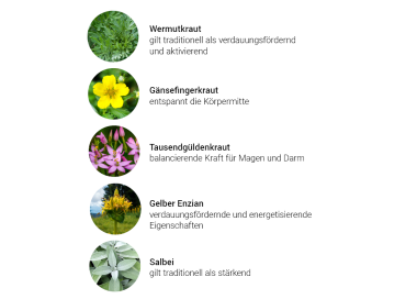 Goldene Mitte Kräuterkomplex, 50 ml - Kräuter