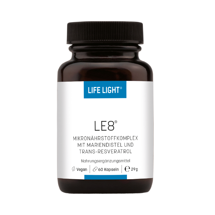 LE8 - mit Mariendistel und Trans-Resveratrol (60 Kapseln)