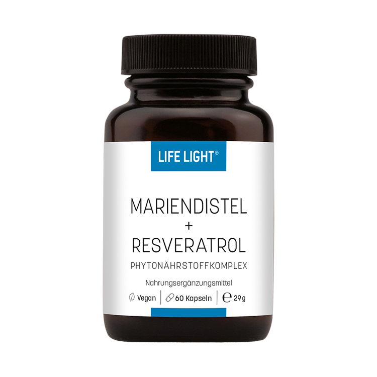 Mariendistel + Resveratrol (60 Kapseln)