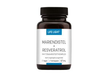 Mariendistel + Resveratrol (60 Kapseln)