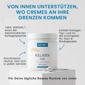 Kollagen pur - Unterstützung von innen