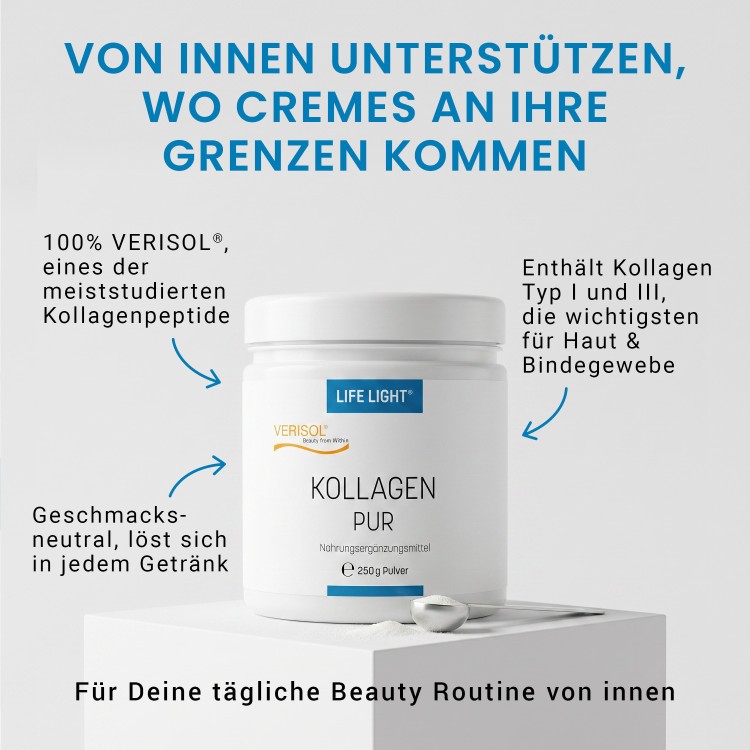 Kollagen pur - Unterstützung von innen