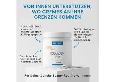 Kollagen pur - Unterstützung von innen