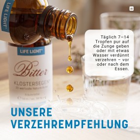 KLOSTERSEGEN® Bittertropfen – Natürlich für die Verdauung
