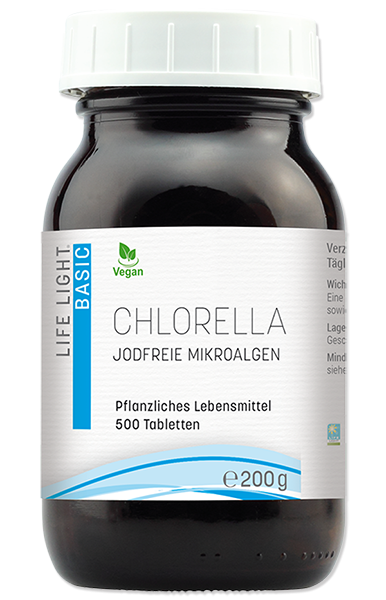 Chlorella Mikroalgen (500 Tabletten)