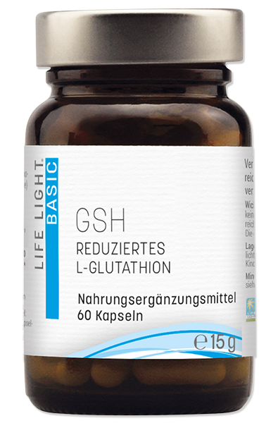 GSH reduziertes L-Glutathion (60 Kapseln) - Etikett neu