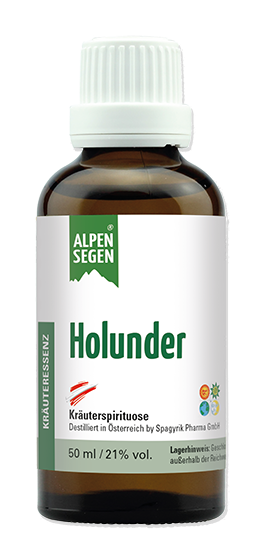 Alpensegen® Holunder Kräuterspirituose (50 ml)