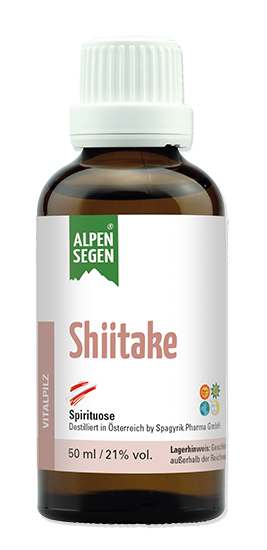 Alpensegen® Shiitake Vitalpilzessenz (50 ml)