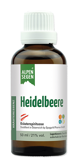 Alpensegen® Heidelbeere Kräuterspirituose (50 ml)